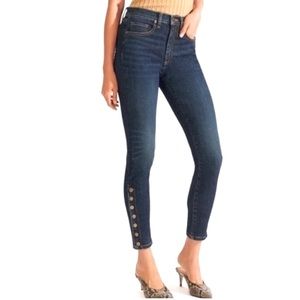 Veronica Beard Debbie skinny high rise blue jean. Size 28.